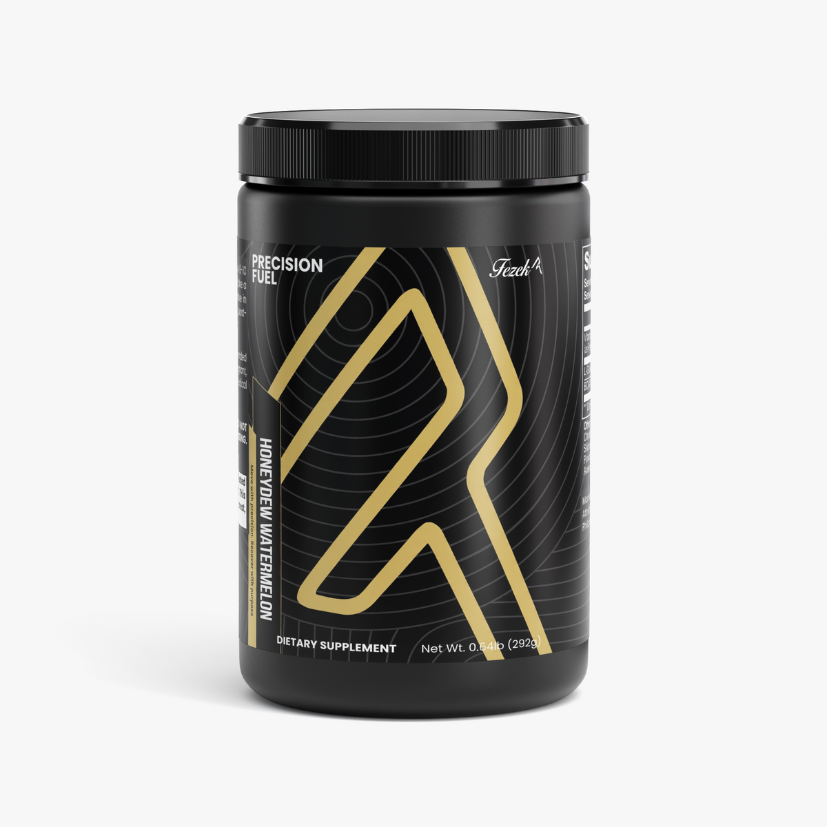 Fezek Precision Fuel BCAA, Honeydew Watermelon, front of the label