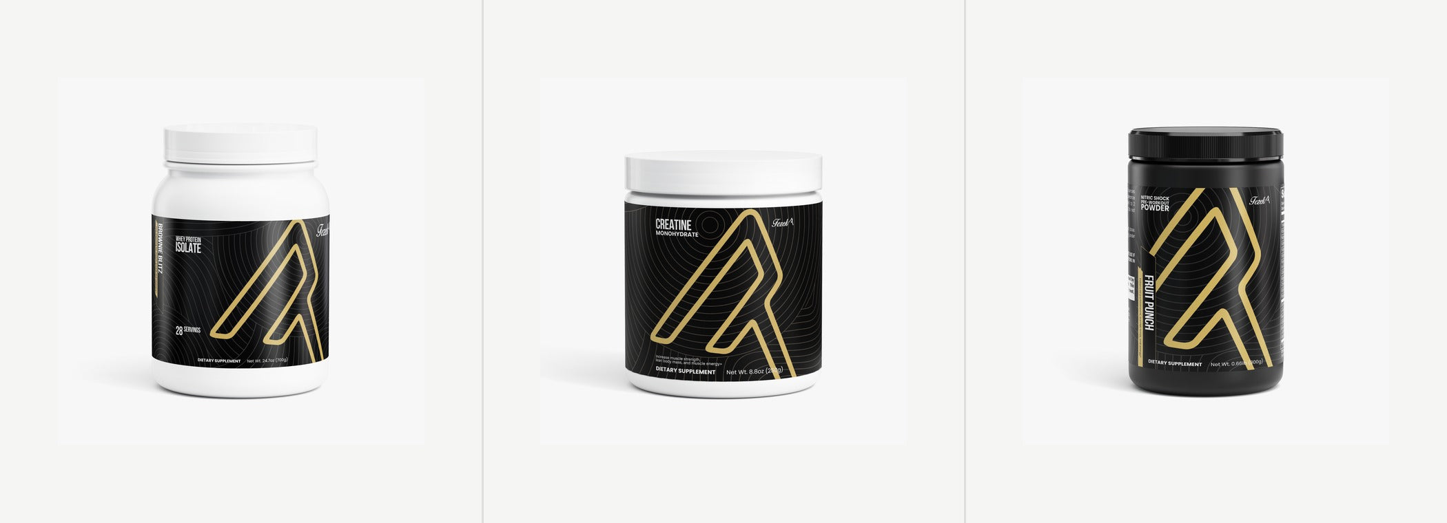The Relentless Stack — Whey Protein Isolate, Creatine Monohydrate, and Nitric Shock Pre-Workout